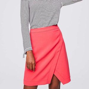Ann Taylor LOFT Doubleface Wrap Skirt